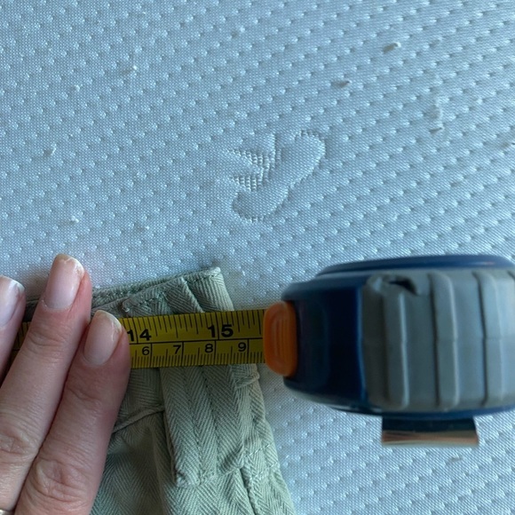 Liquid Lagoon Men's Canvas Denim Jean Green Patchwork Carpenter Colorblock Pants - Picture 8 of 10